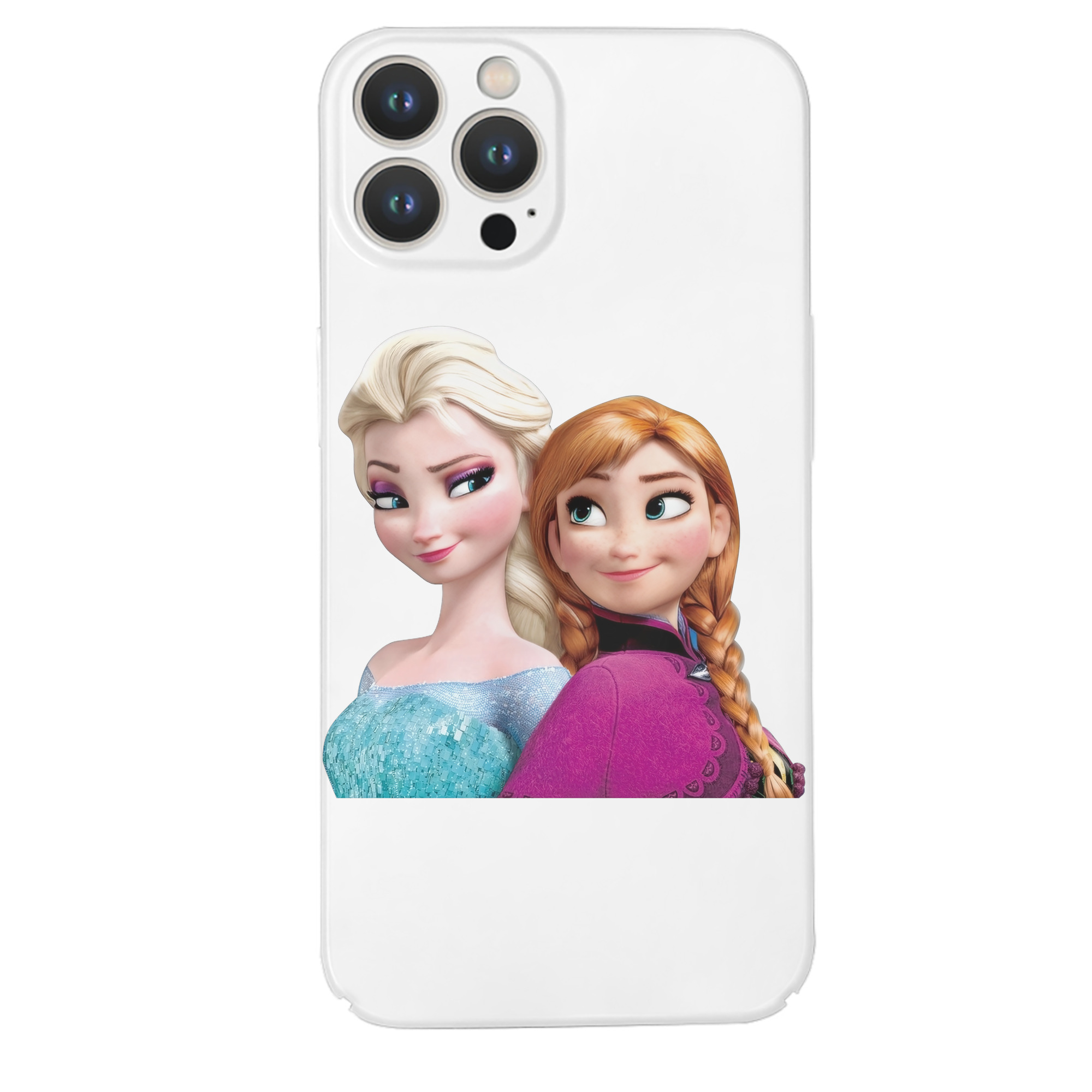 （画像用） アナと雪の女王 アンナ エルサ Frozen Anna Elsa 【iPhone 14シリーズ対応】ハードケース